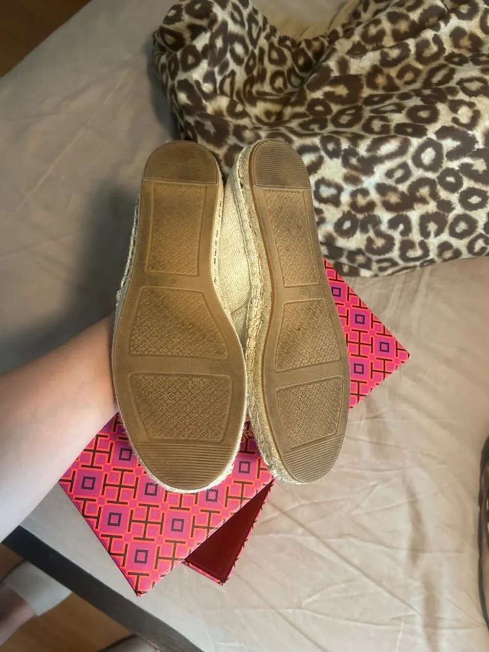 Tory Burch Crystal Espadrille Shoes 6.5